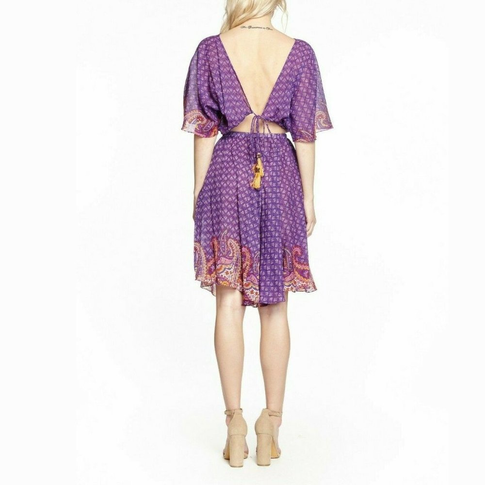 Aratta Paradise Dress • Small • Boho • Purple NWT - Picture 3 of 5